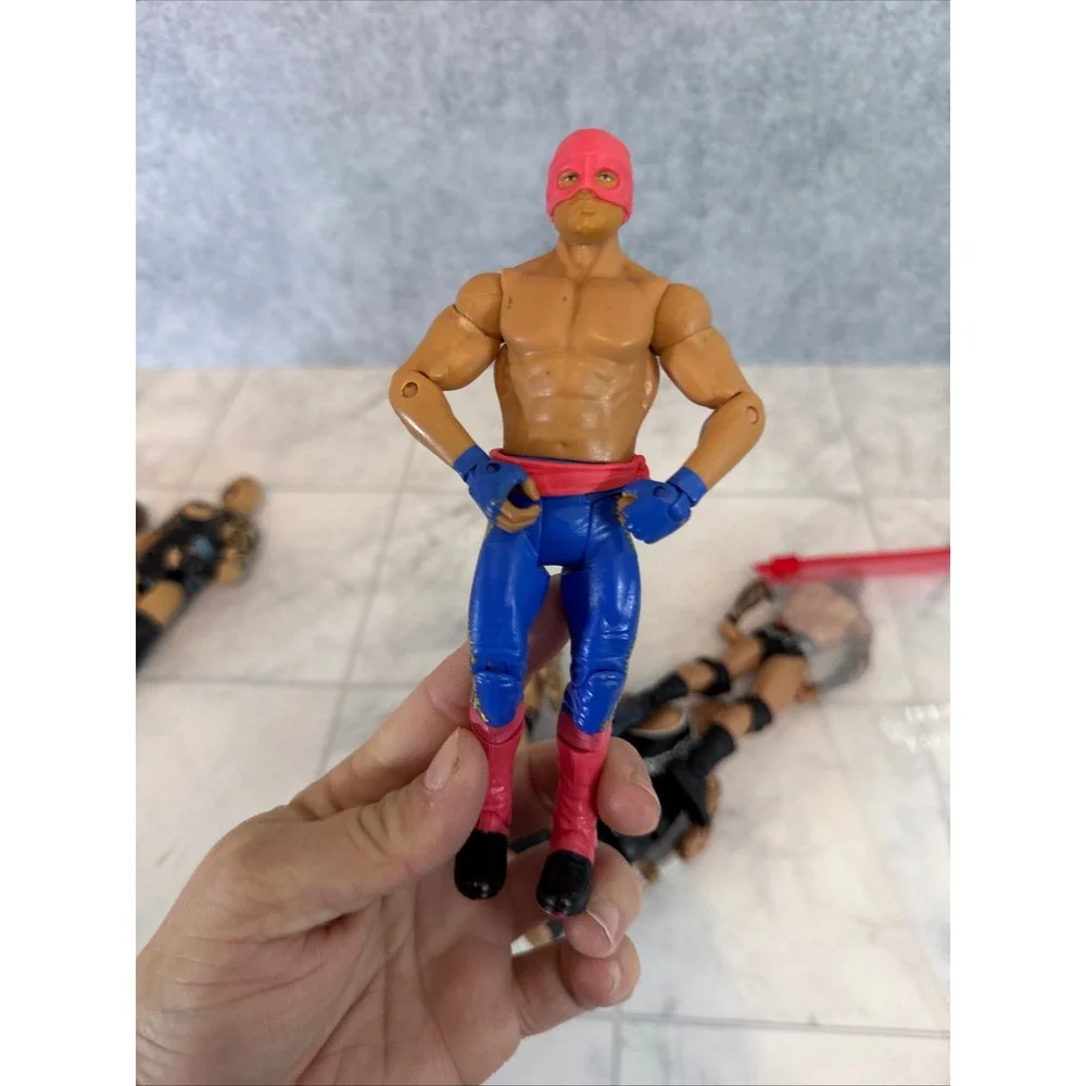 WWE Action Figure Lot Randy Orton Daniel Bryan CM Punk Tensai Brodus Clay Hunico
